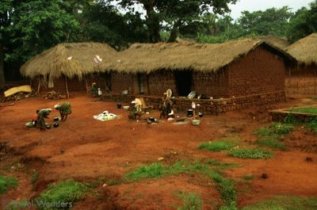 Central African Republic Village
