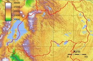 Rwanda Topography