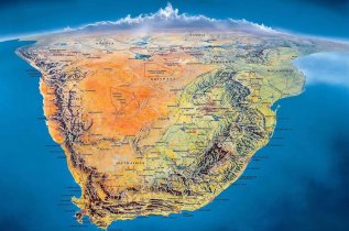 South Africa Topography