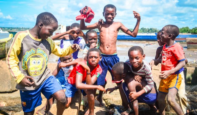 Children in Angola