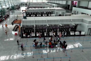 Inside Luanda Airport