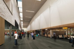 Inside Ouagadougou Airport