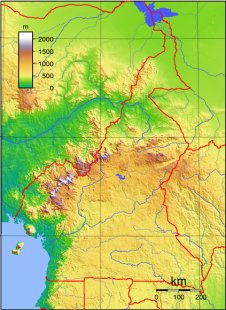 Cameroon Topography