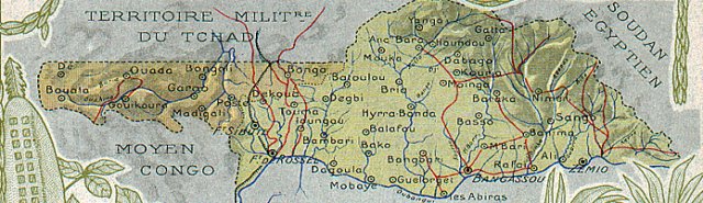 Central African Republic Map