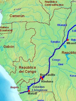 Congo River: This file is licensed under the Creative Commons Attribution 2.5 Poland license