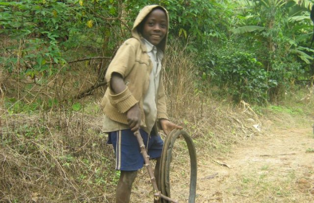 Children Playing African Games