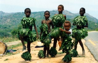 Traditional African Youth Dancing