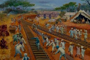 Construction of the Uganda-Kenya Lunatic Express