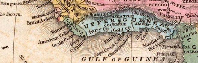 Liberia History Map 1839