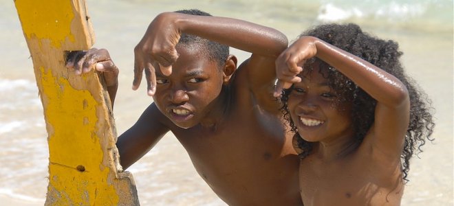 Children in Madagascar