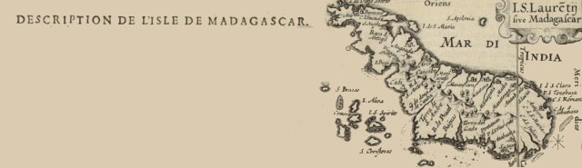 Old Madagascar Map