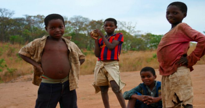 Children in Malawi Playing