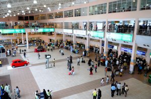 Inside Lagos Airport